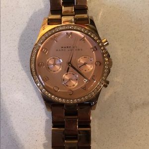 Marc by Marc Jacobs rose gold watch